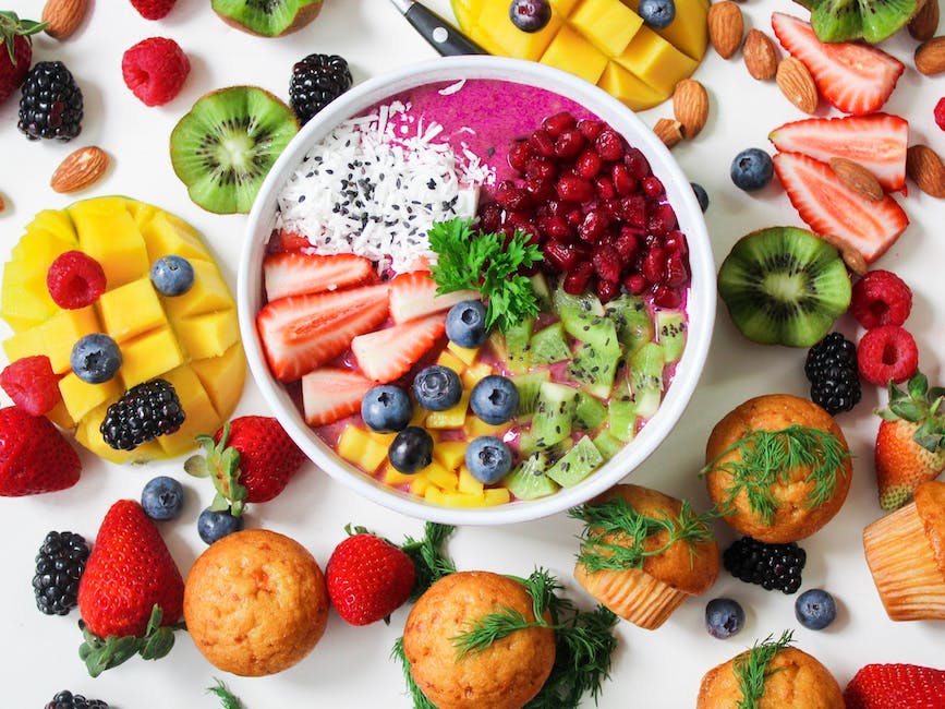 A table full of fruit displayed beautifully.