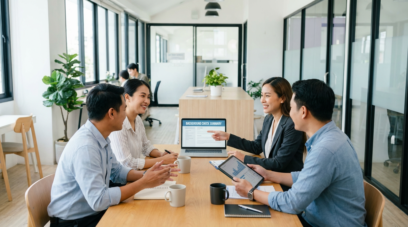 Digital employment background checks