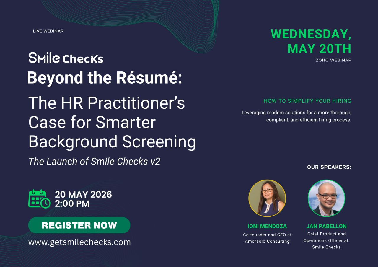 Beyond the Résumé: Launch of Smile Checks v2